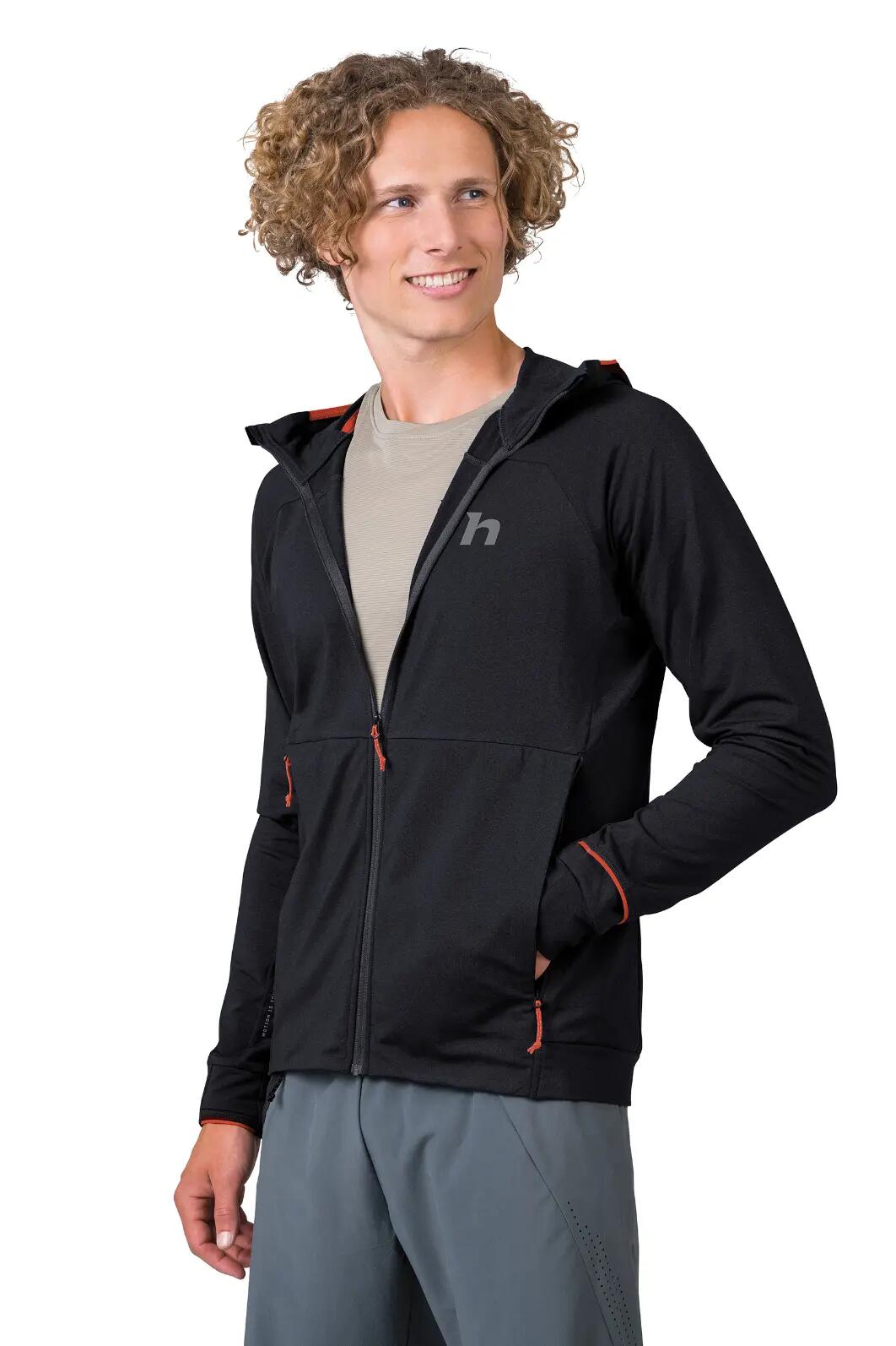 Sudadera de felpa elástica con capucha para hombre «Hannah» 2/7