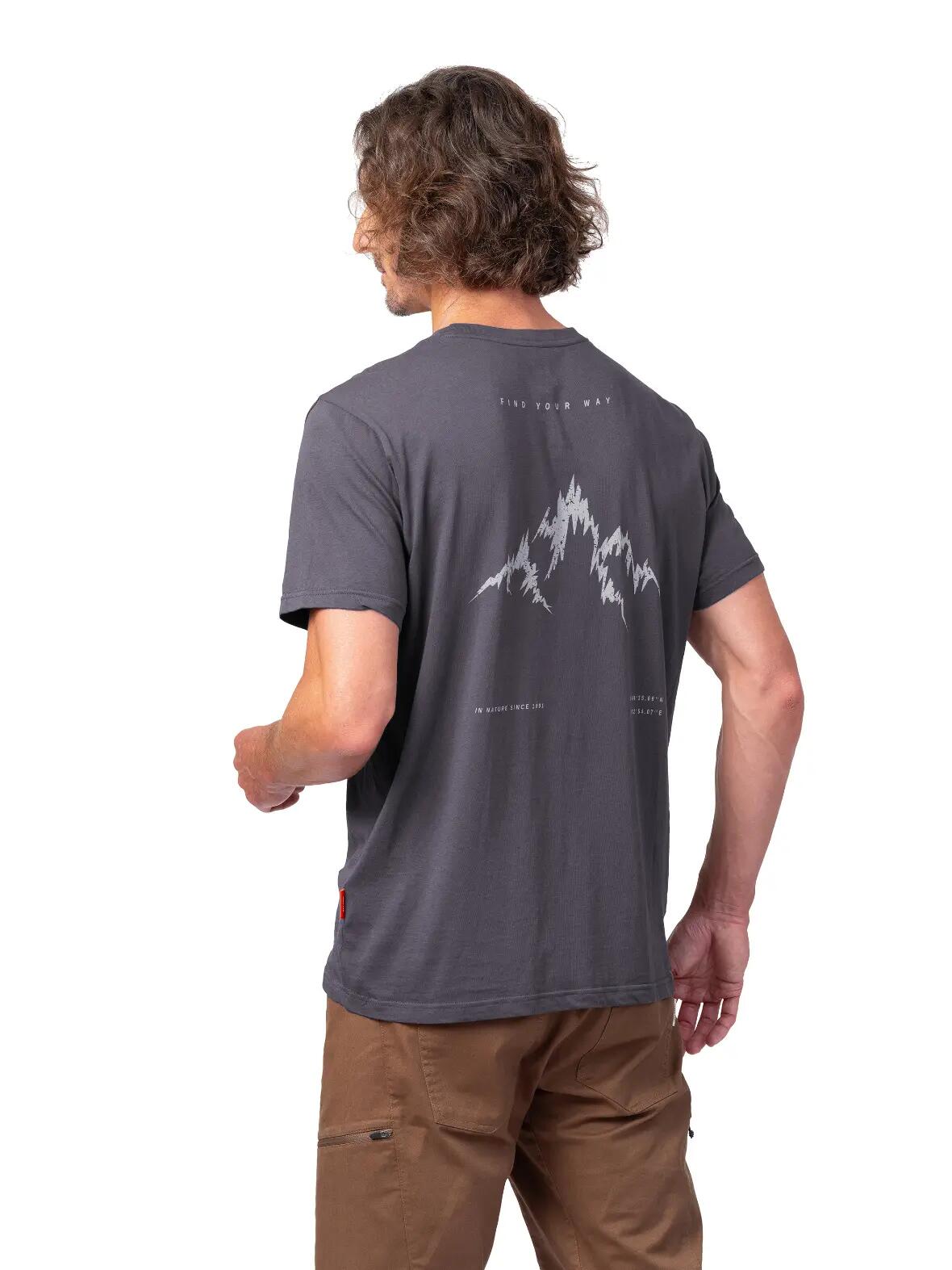 T-shirt masculina de algodão de corte comprido Hannah 7/7