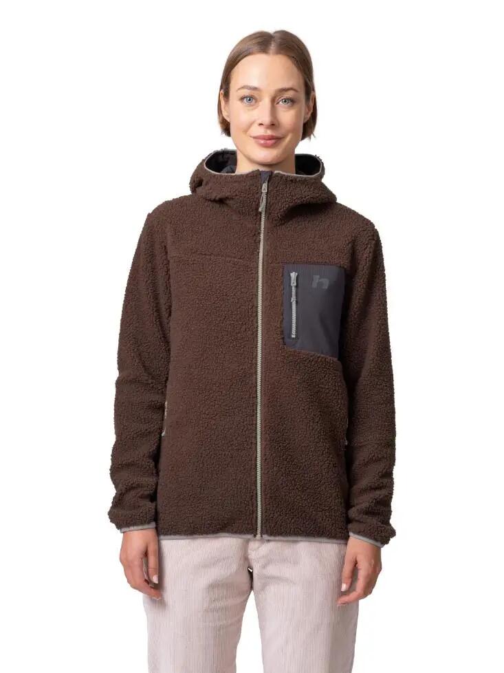 Casaco com capuz em velo elástico para mulher Hannah 4/6
