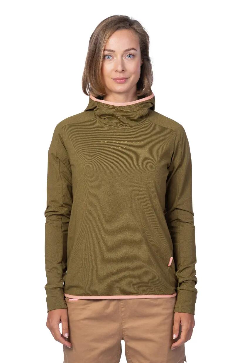 Sweat-shirt en polaire extensible à capuche pour femme « Hannah » 3/7