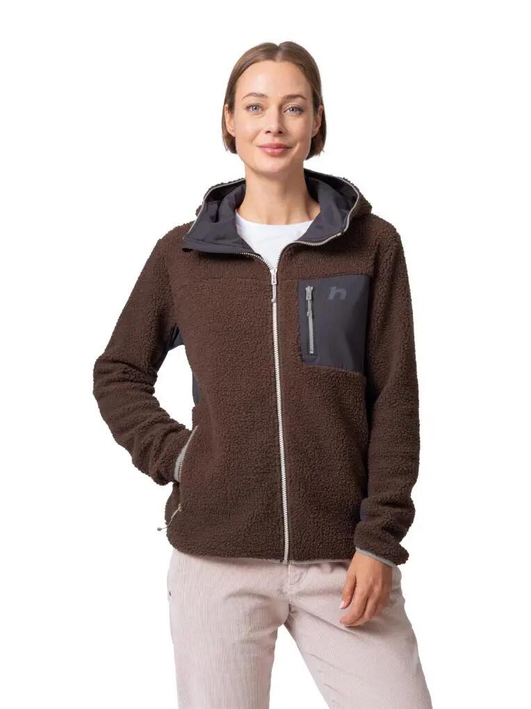 Casaco com capuz em velo elástico para mulher Hannah 2/6