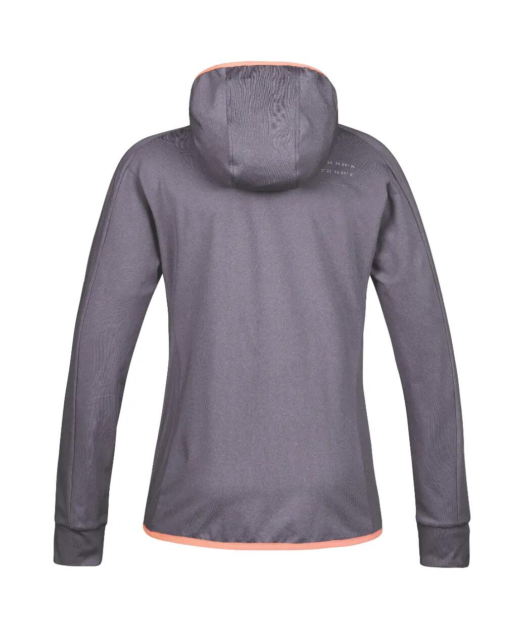 Damen-Fleece-Sweatshirt mit Kapuze und Stretch-Anteil „Hannah“ 2/7