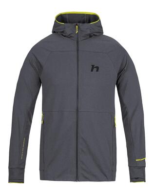 Hannah: fleece-sweatshirt met capuchon en stretch voor heren