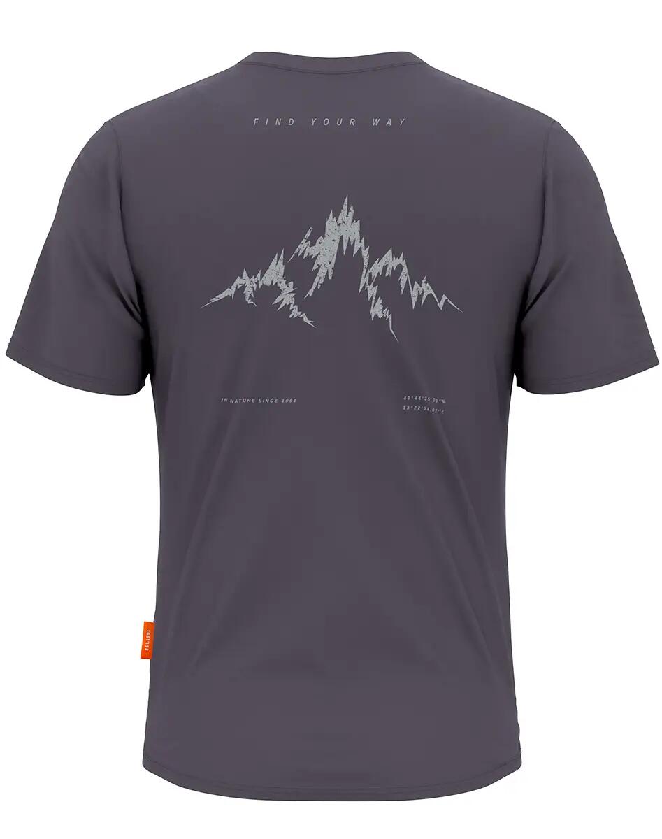 T-shirt masculina de algodão de corte comprido Hannah 3/7