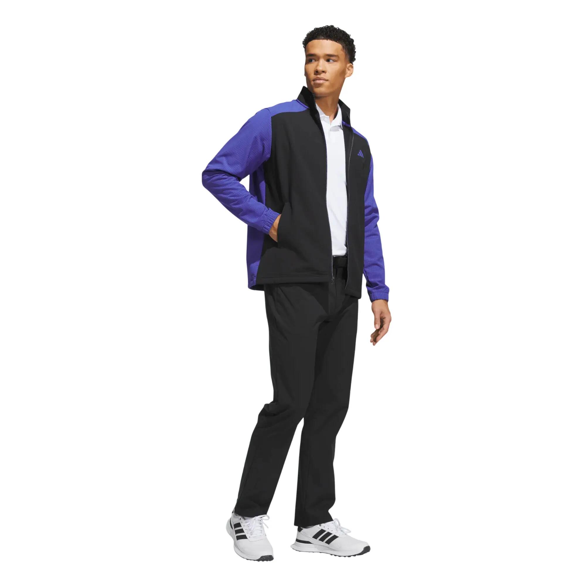 Adidas Ult365 Wind Mix, veste de golf pour homme, noir/bleu 5/5
