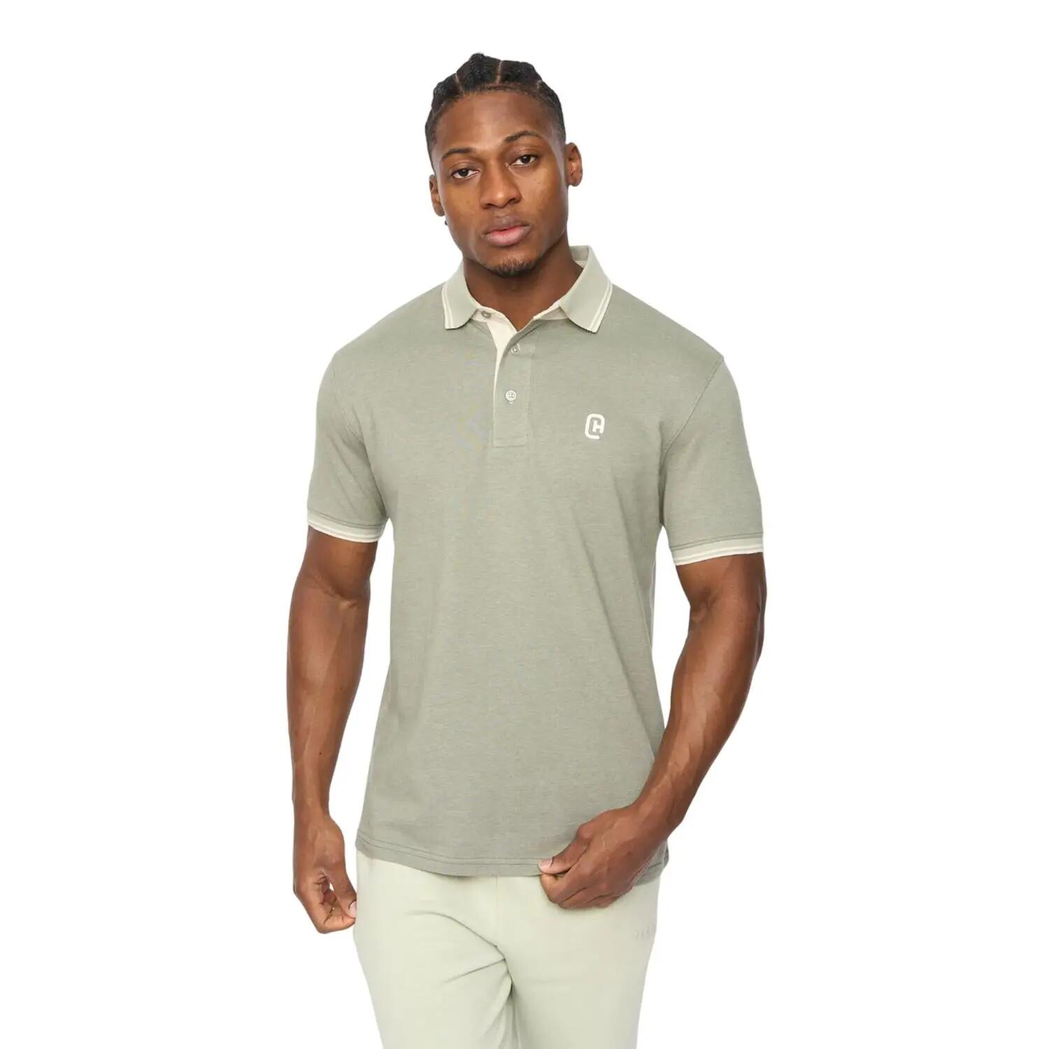 "Preece" Poloshirt für Herren Helles Oliv 2/4