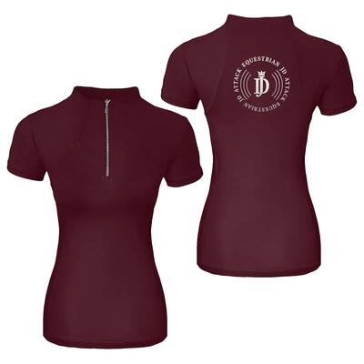 Dames sportshirt winter cathrine bordeaux l