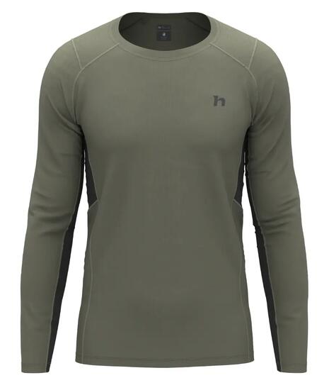 T-shirt de sport à manches longues en laine mérinos pour homme « Hannah »