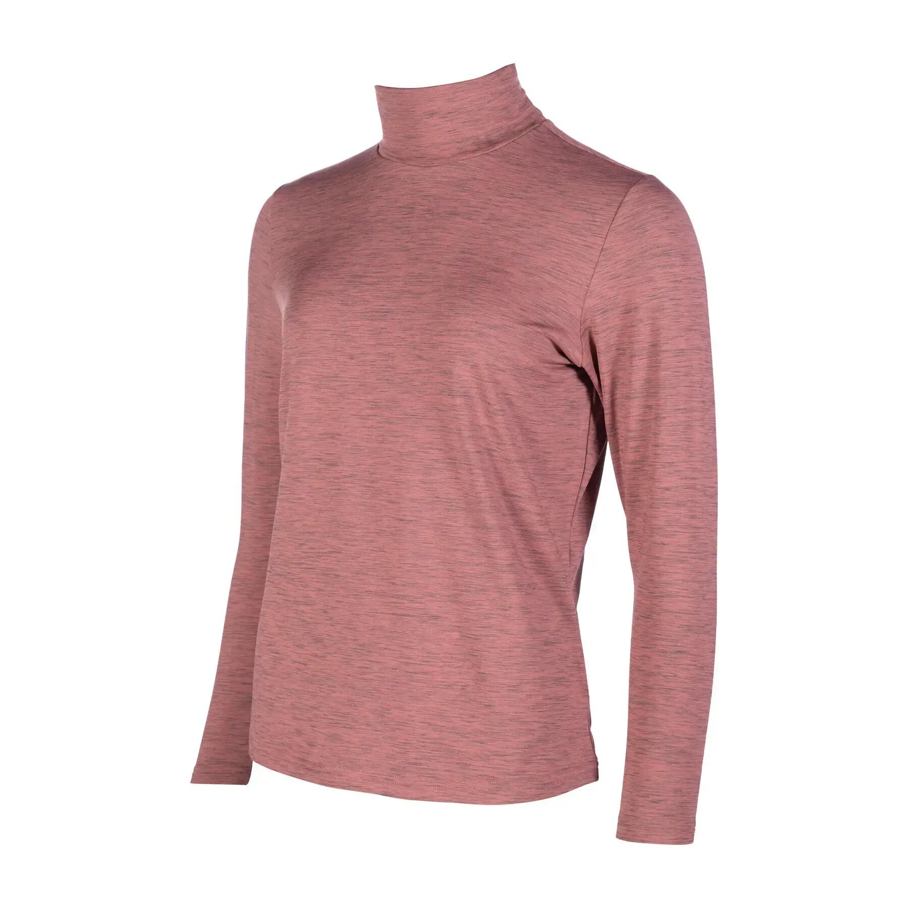 Paardrijshirt met lange mouwen en rolkraag meisje HKM Ruby 2/3