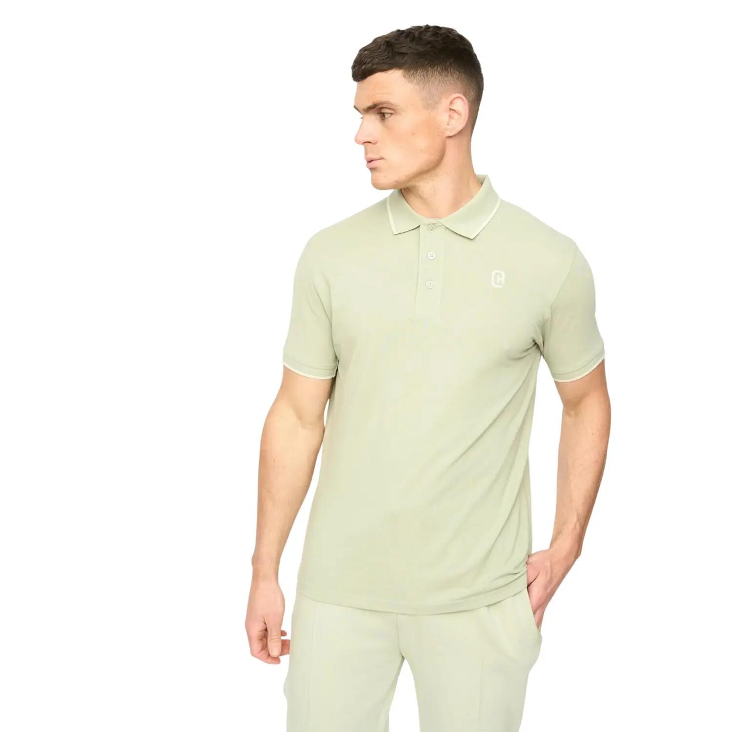 "Crufton" Poloshirt für Herren Helles Oliv 2/4