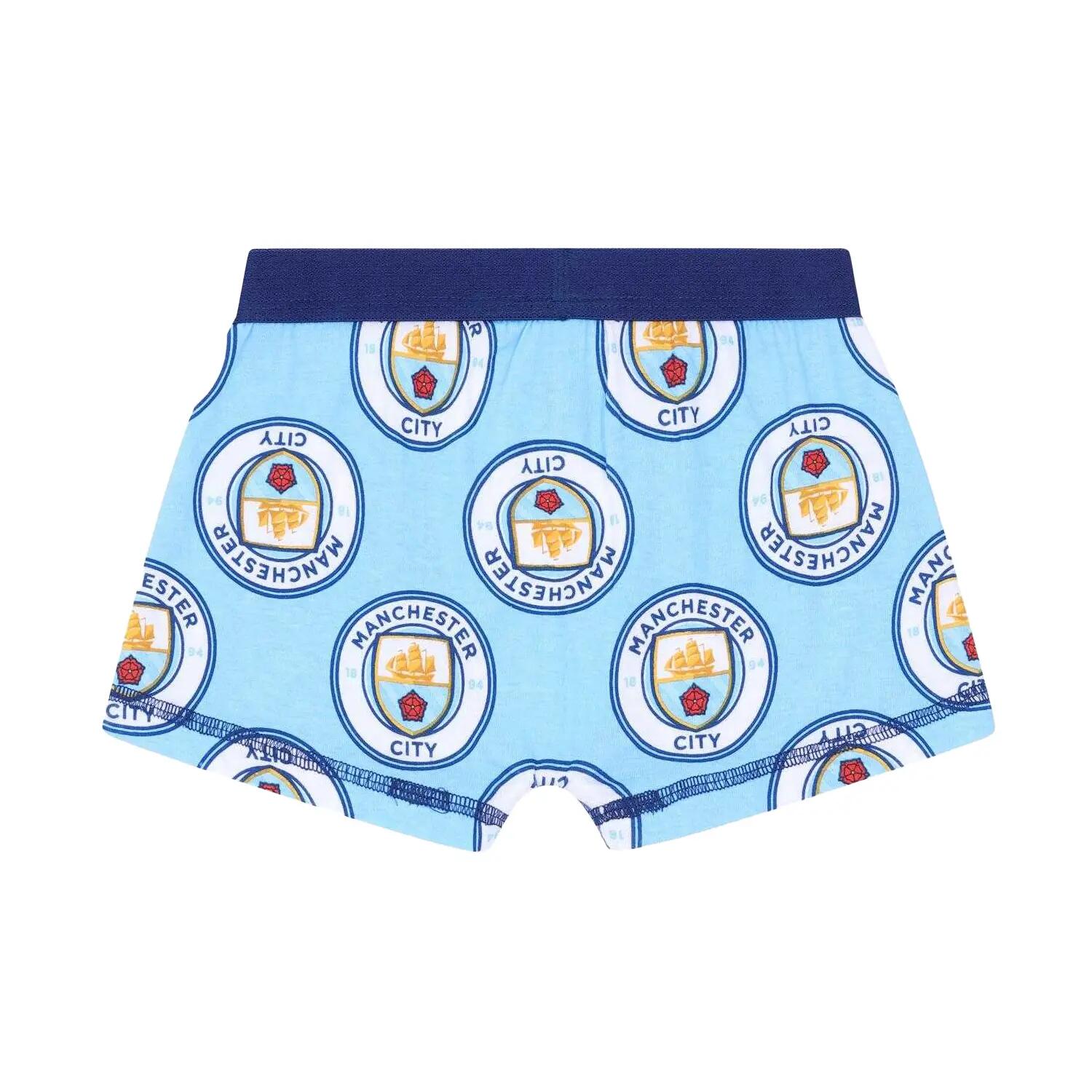 Boys Crest Top & Shorts Set (Blue) 5/5