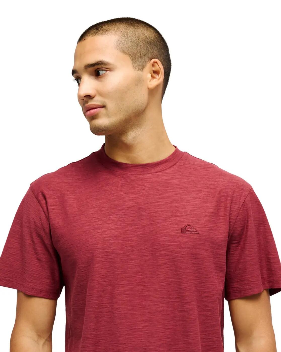 Camiseta de manga corta SLUB ROUNDNECK Rojo Hombre 4/4