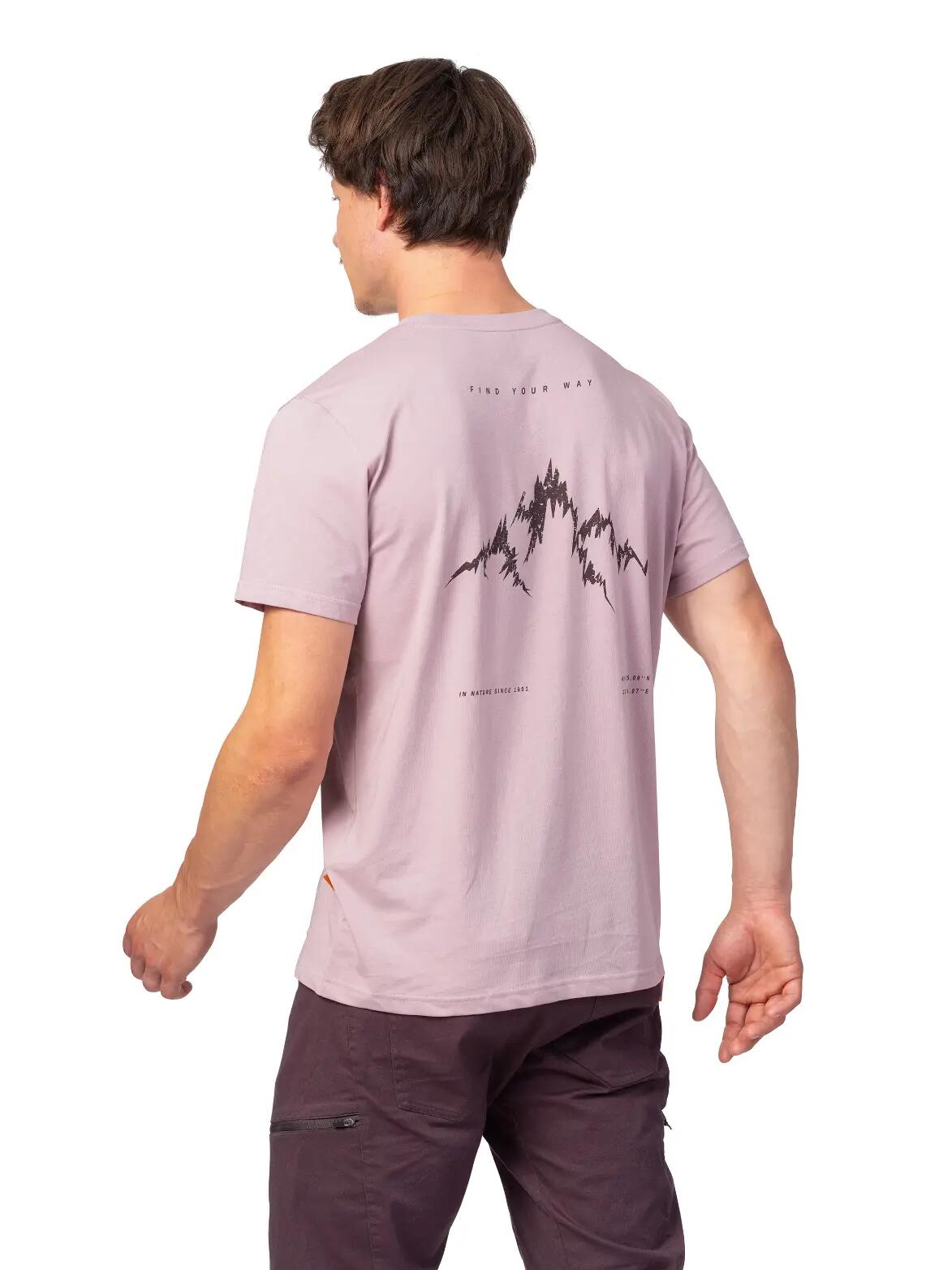 T-shirt masculina de algodão de corte comprido Hannah 7/7