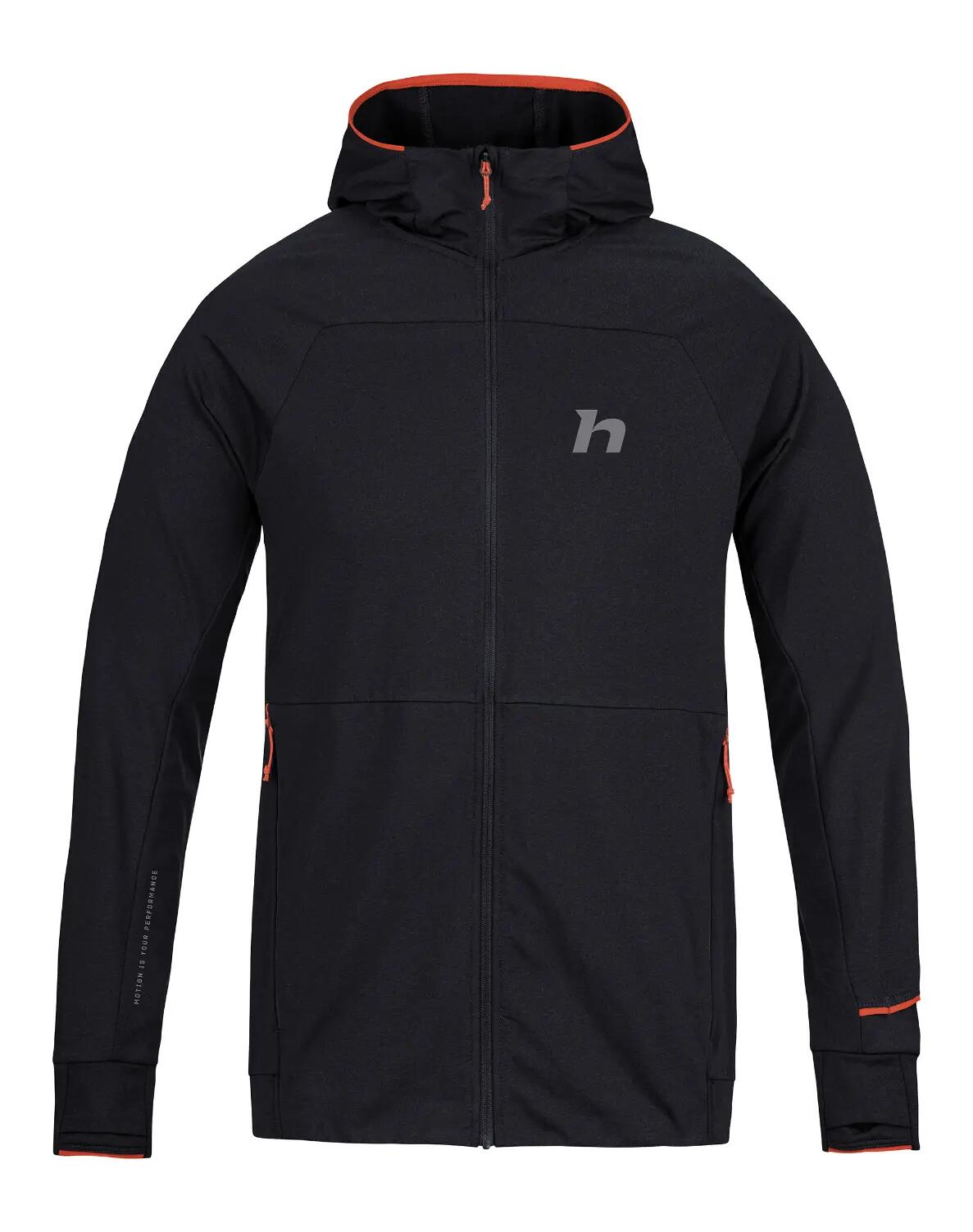 Hannah: fleece-sweatshirt met capuchon en stretch voor heren 1/7