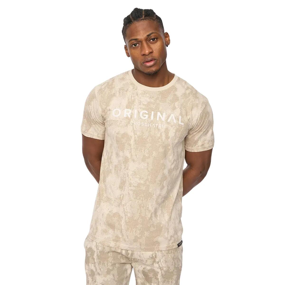 Mens Bardon Camo TShirt (Light Stone Camo) 2/3