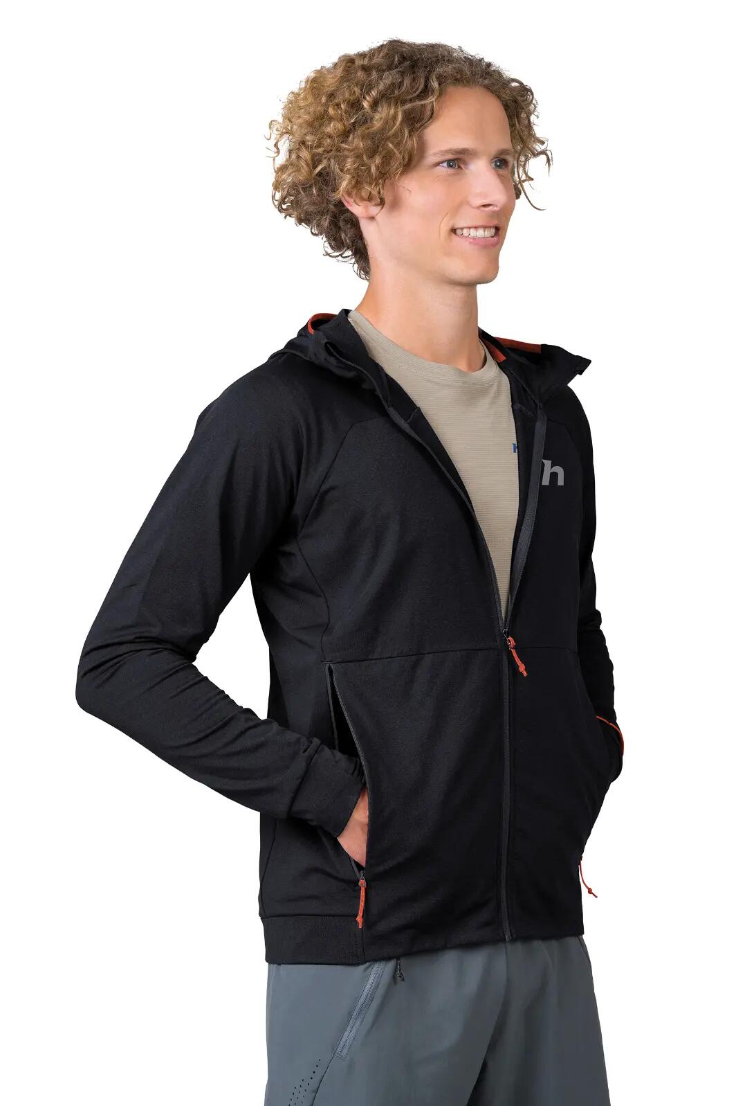 Hannah: fleece-sweatshirt met capuchon en stretch voor heren 7/7