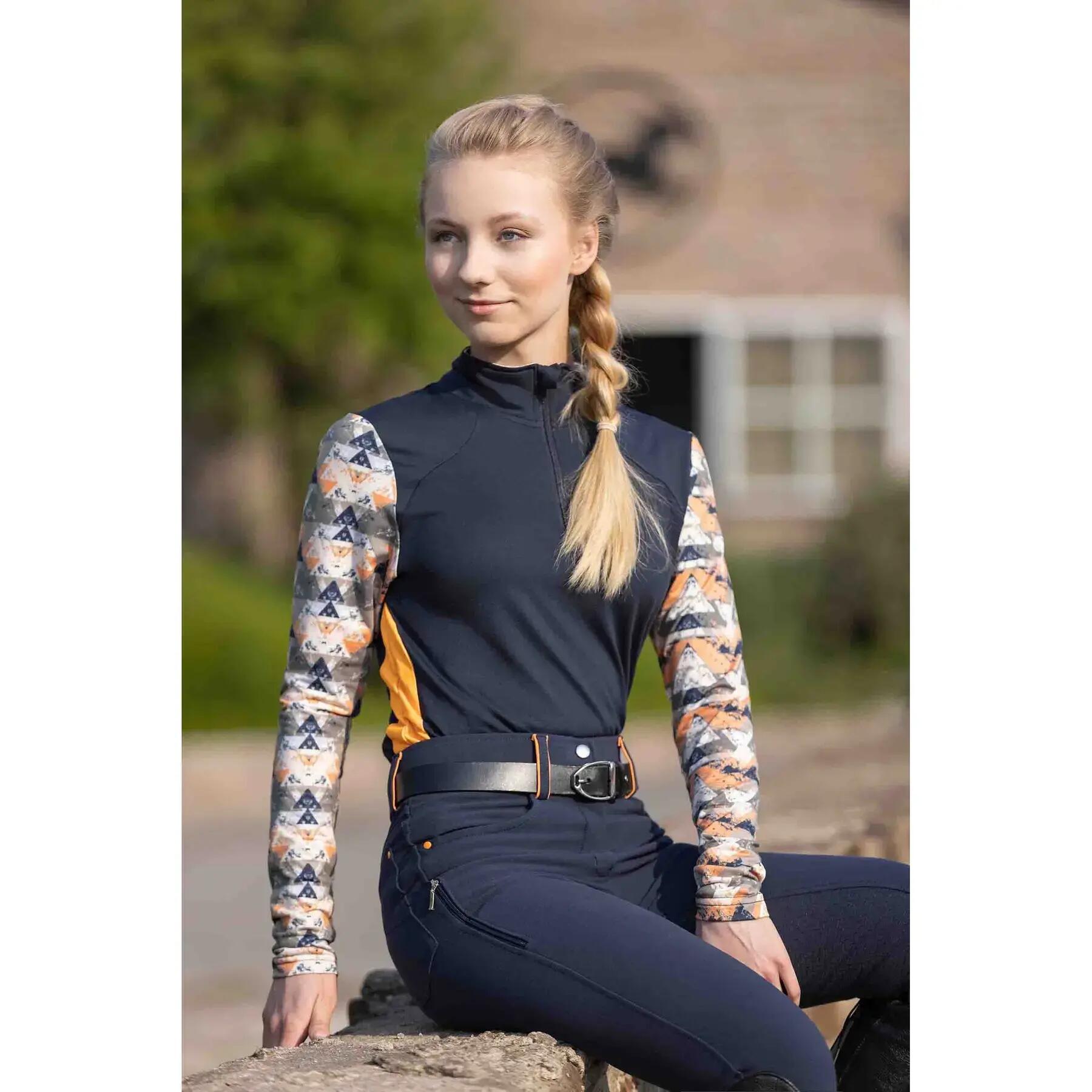 Reittrikot langarm Damen HKM Lyon Active 2/2