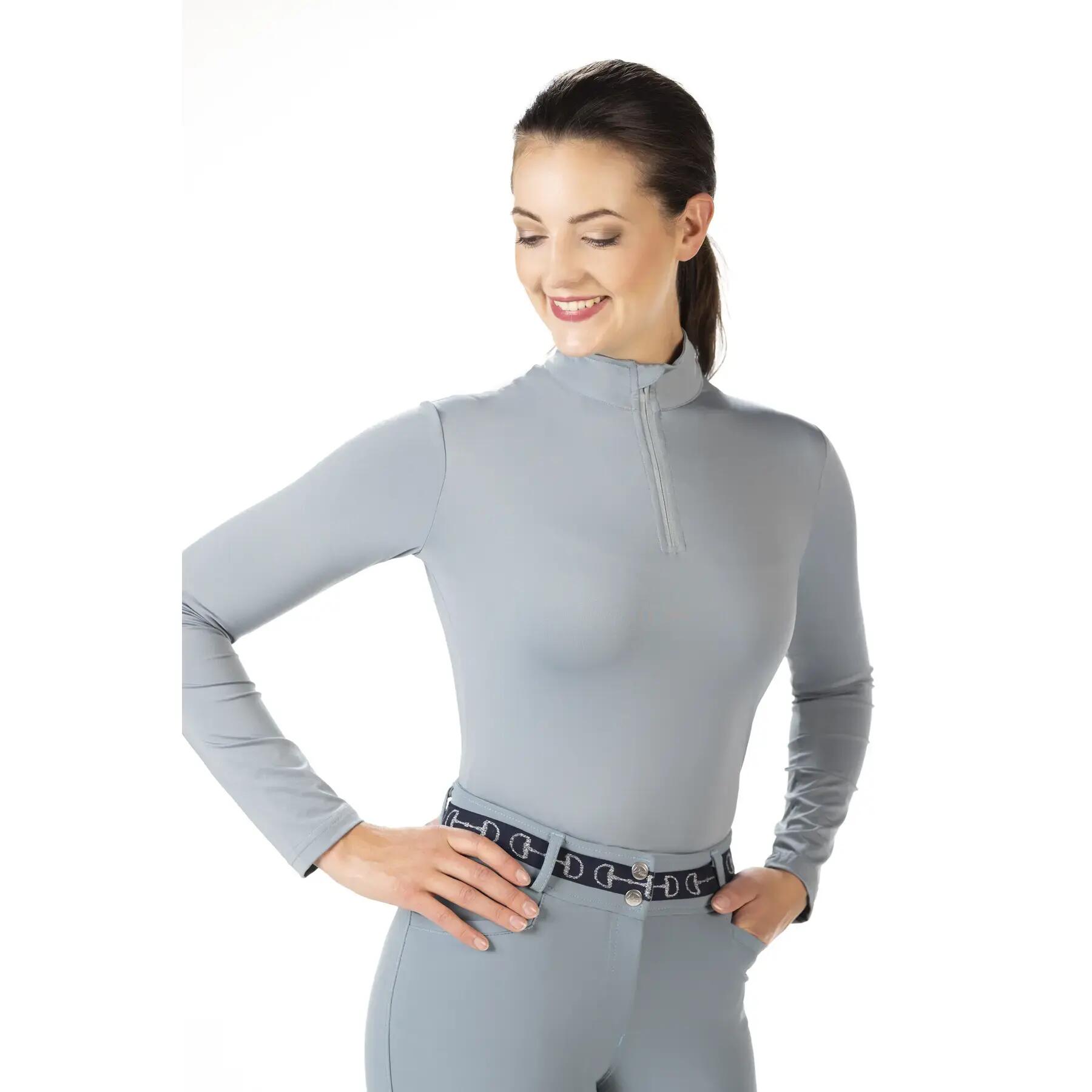 Camiseta de equitación mujer HKM Summer Milano 2/3