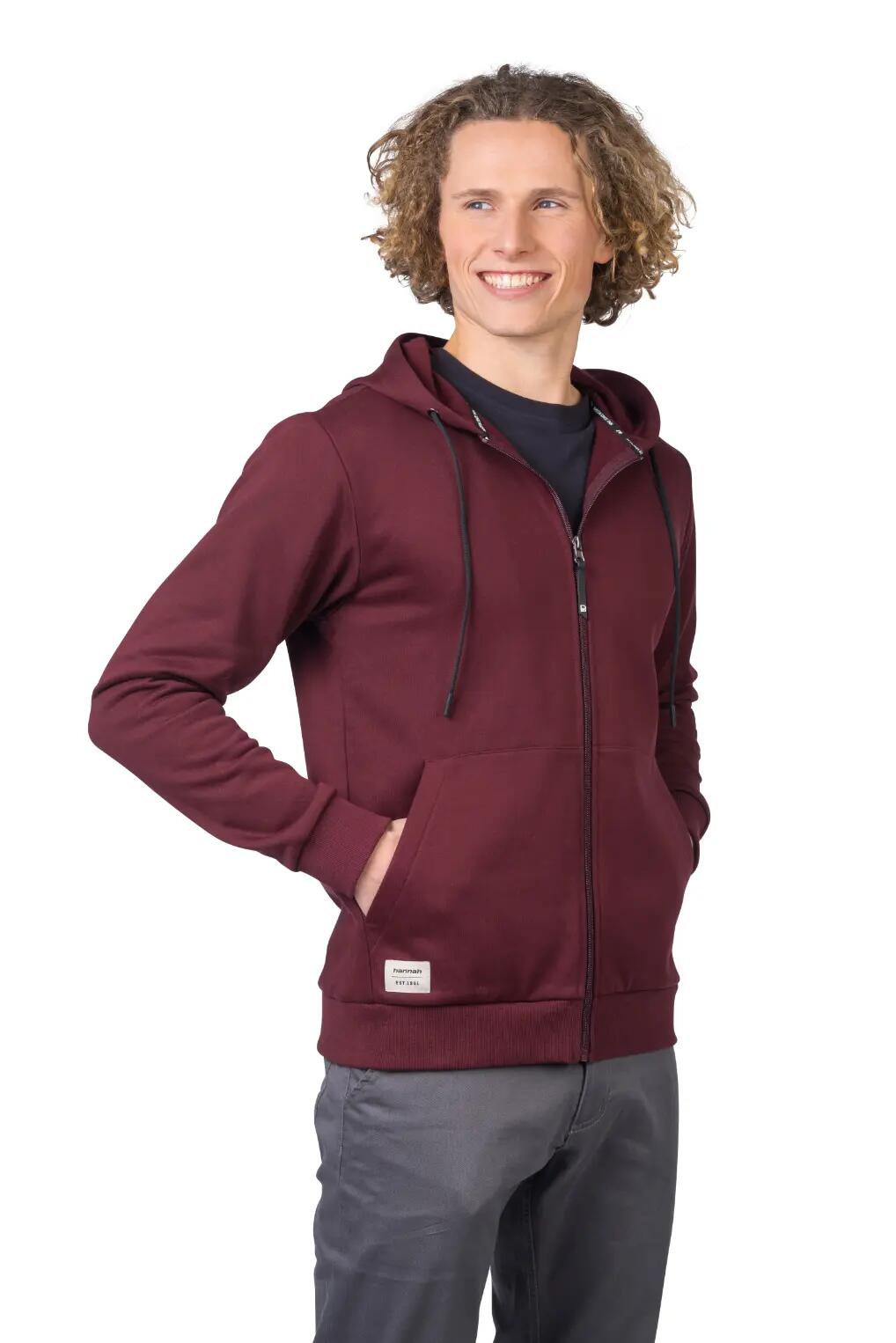 Felpa con cappuccio da uomo in cotone Hannah 6/7
