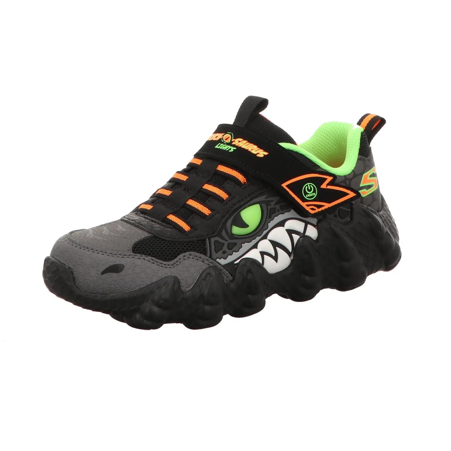 Skechers Herren Slipper Skech-O-Saurius Lights Rapid in schwarz 1/1