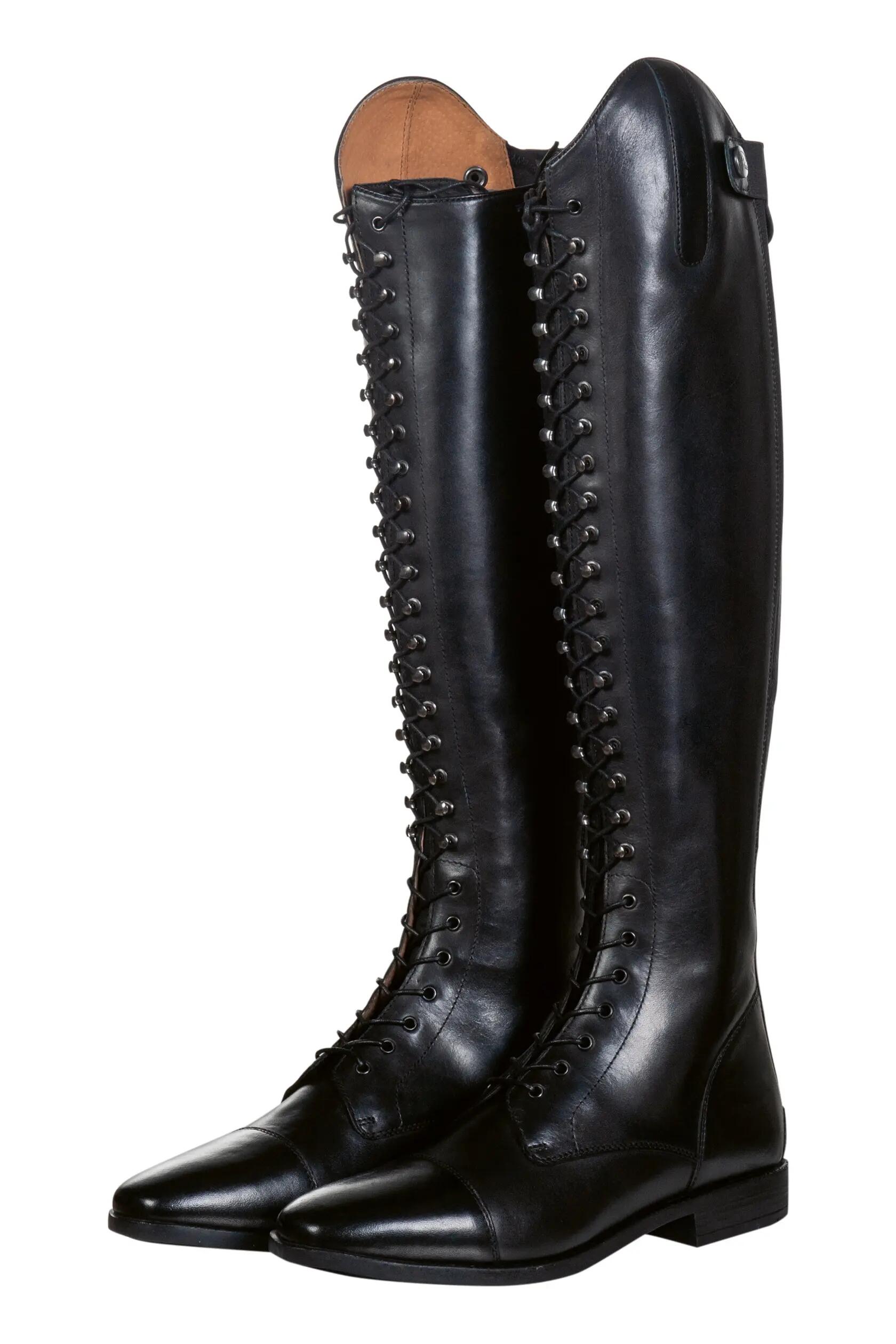 Leren rijlaarzen voor dames HKM Elegant Lace Standard 3/6