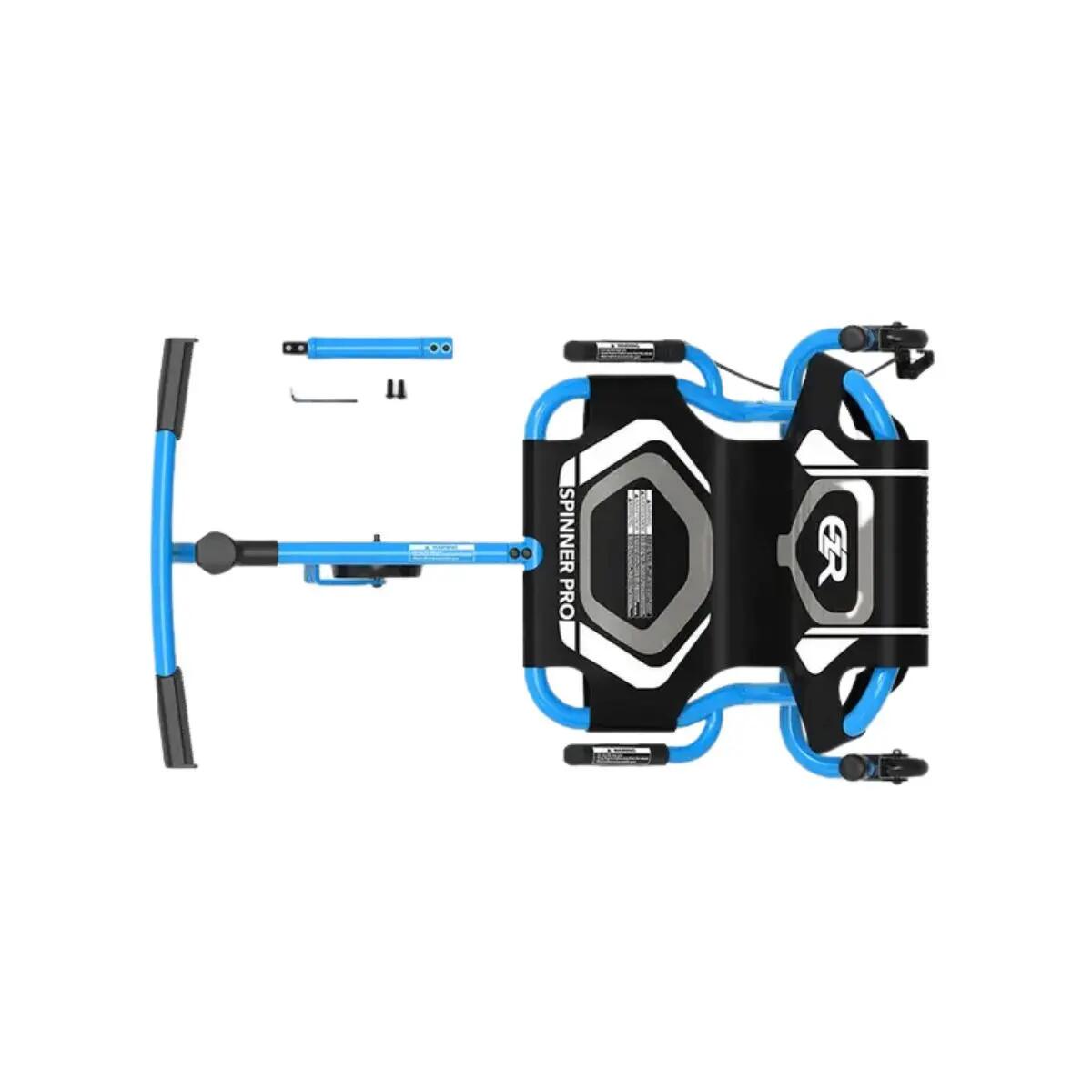 Gokart dla dzieci EzyRoller Spinner Pro X Blue z funkcją 360° 3/4