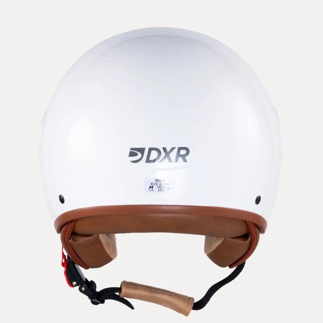 MOTOBLOUZ Casque Vélo / Trottinette / Scooter visière SKYLAR Blanc 4/7