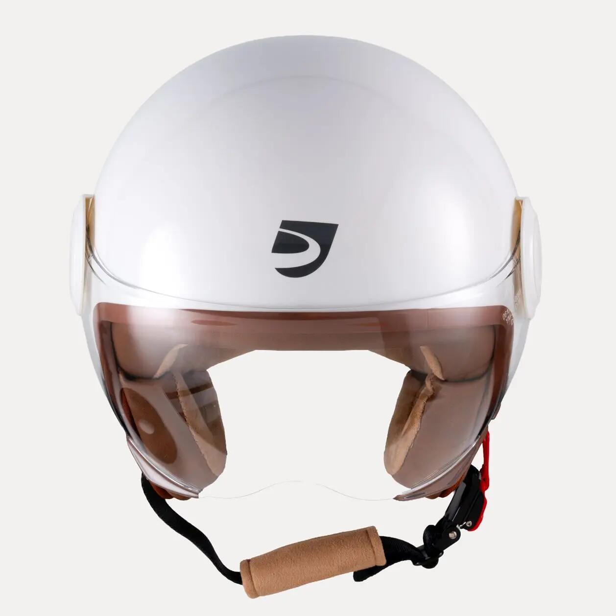 MOTOBLOUZ Casque Vélo / Trottinette / Scooter visière SKYLAR Blanc 5/7