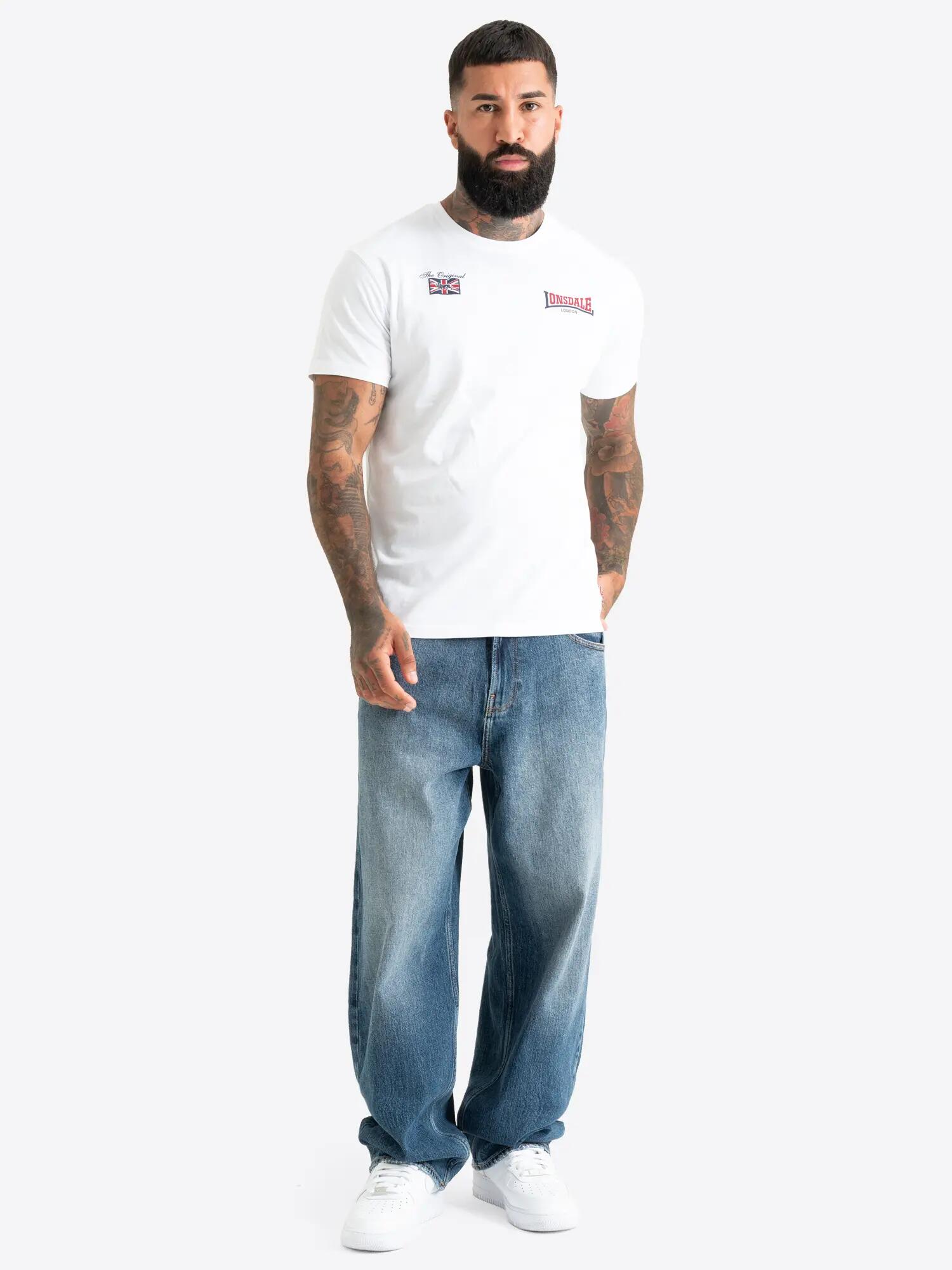 LONSDALE Herren T-Shirt normale Passform WANSTEAD 3/6