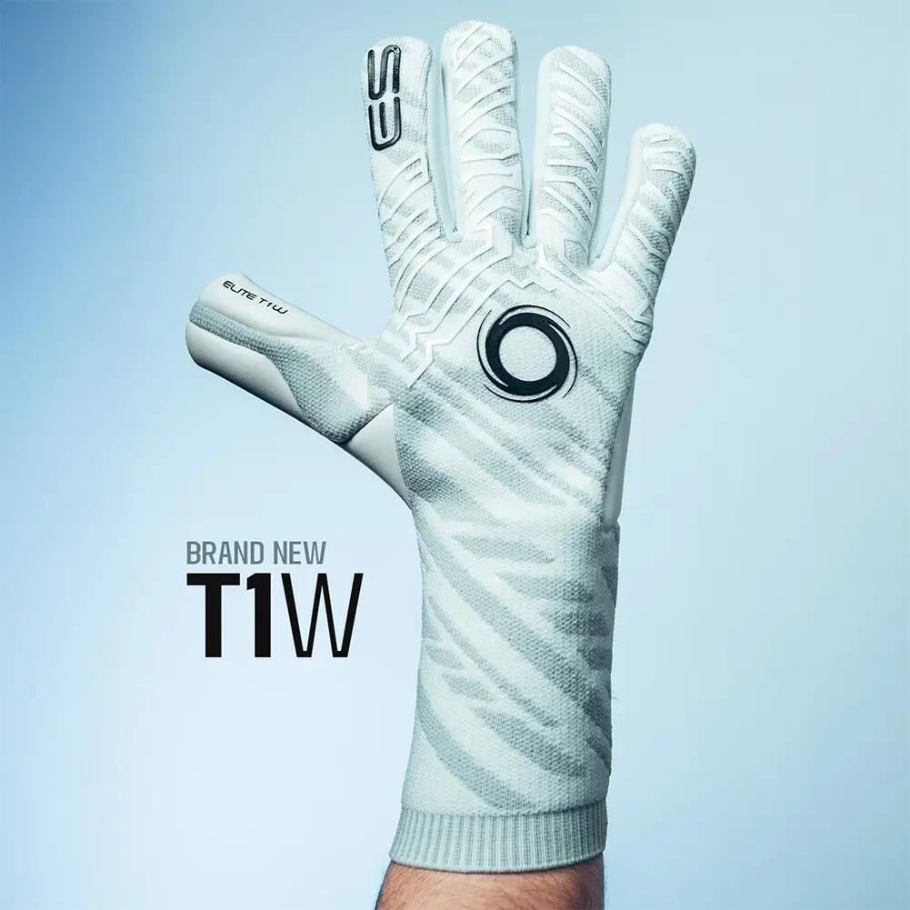 Keepershandschoenen - Voetbal - Negatieve snit - T1w Knit - Wit 2/5