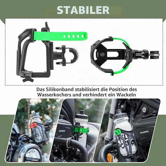 ROCKBROS Fahrrad Flaschenhalter Motorrad Becherhalter 4/6