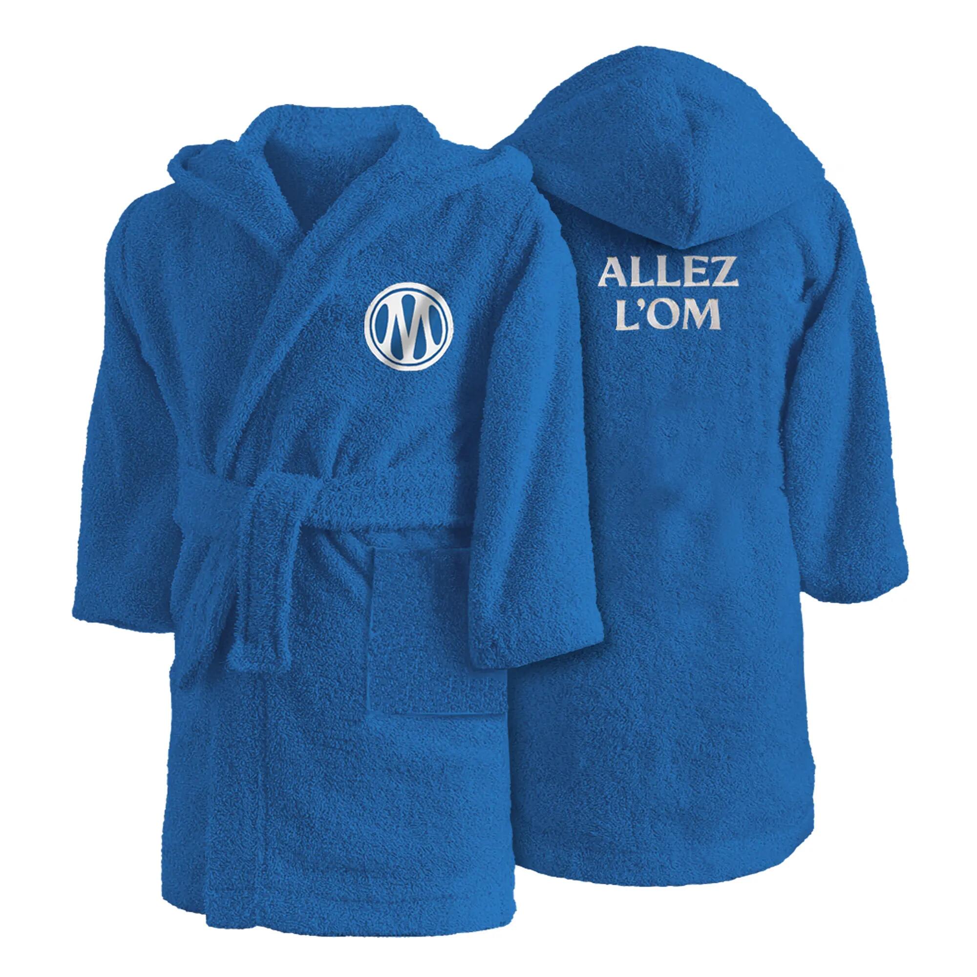Peignoir de bain enfant 100% coton football Marseille - Dribble 3/7