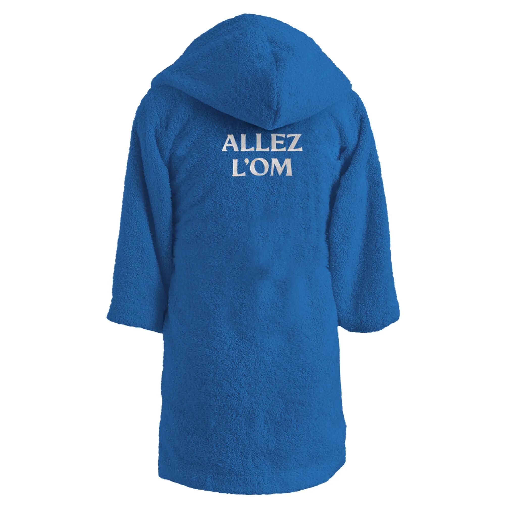 Peignoir de bain enfant 100% coton football Marseille - Dribble 2/7