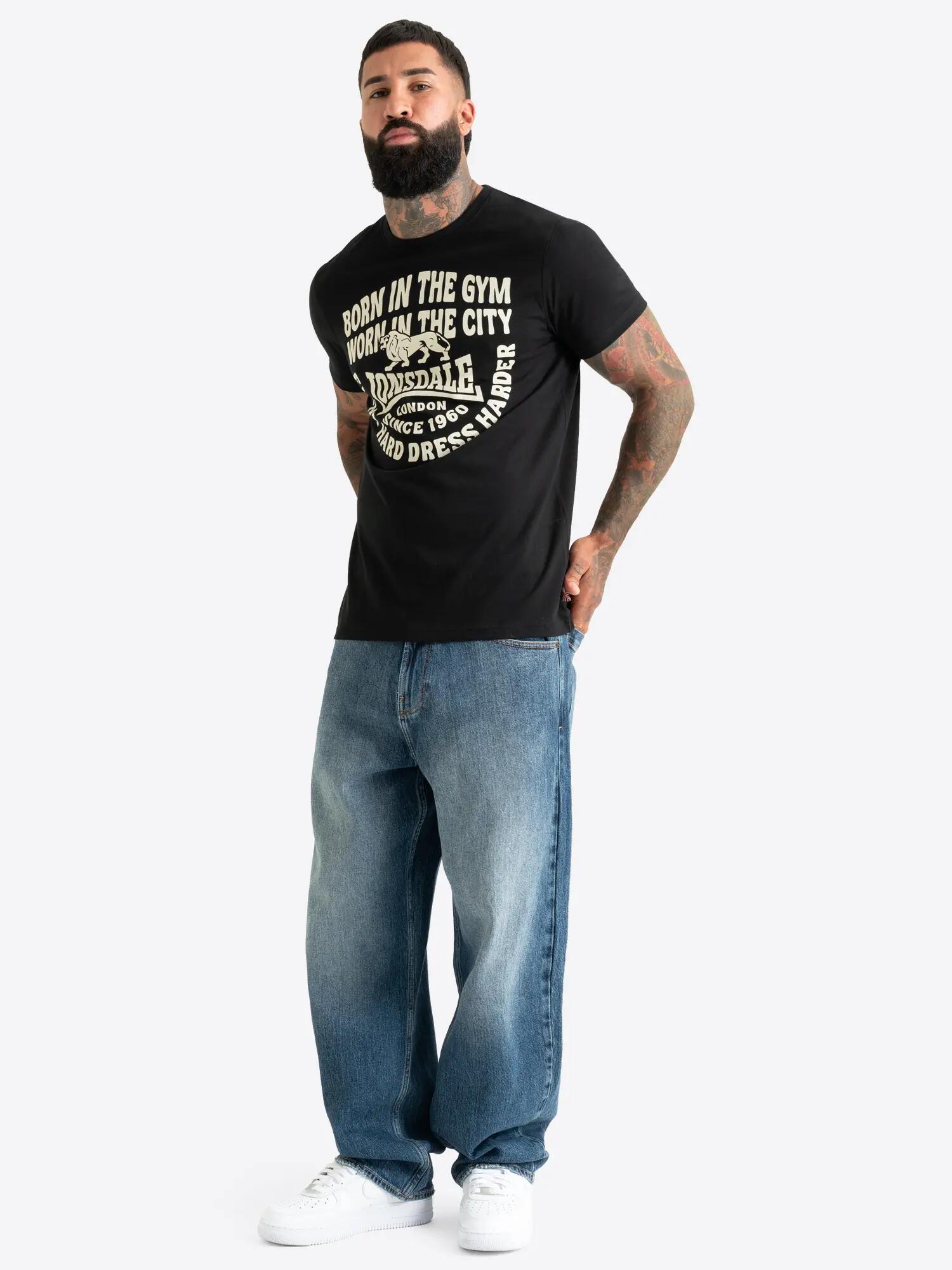 LONSDALE Herren T-Shirt normale Passform CRICKLEWOOD 4/6