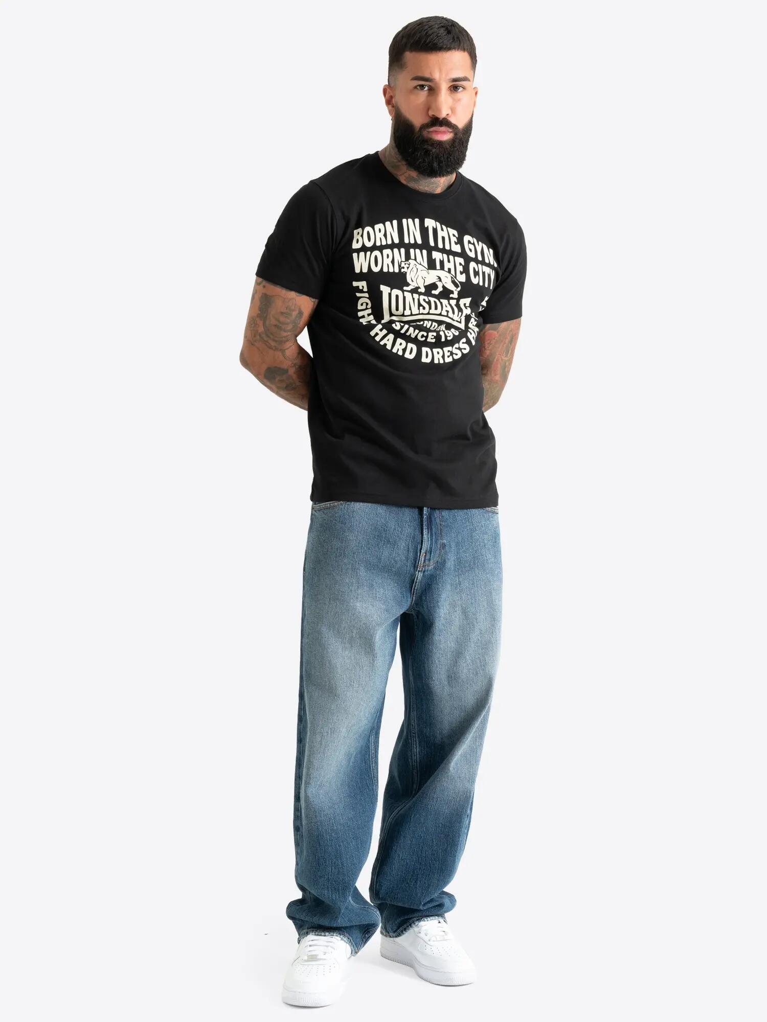 LONSDALE Herren T-Shirt normale Passform CRICKLEWOOD 3/6