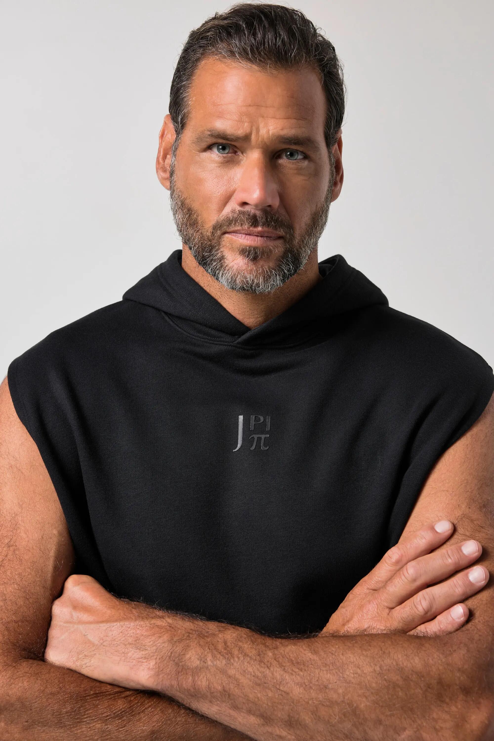 Herren Hoodie Bauchfit Fitness ärmellos Kapuzensweater bis 7 XL 2/5