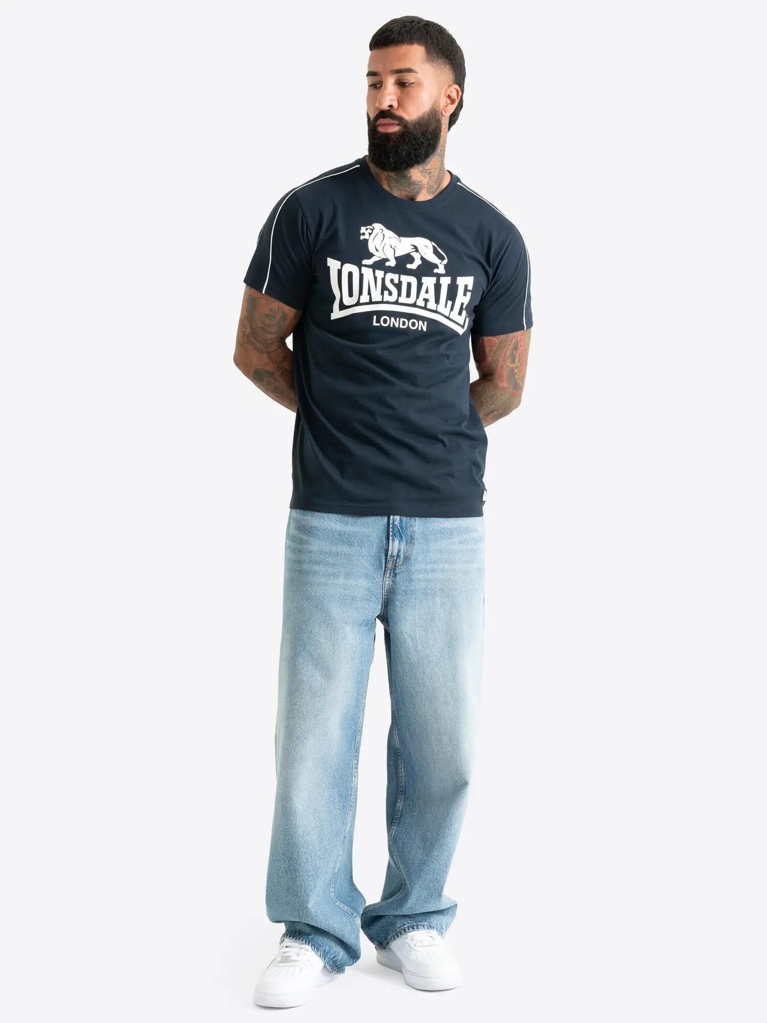LONSDALE Herren T-Shirt normale Passform RUISLIP 3/6