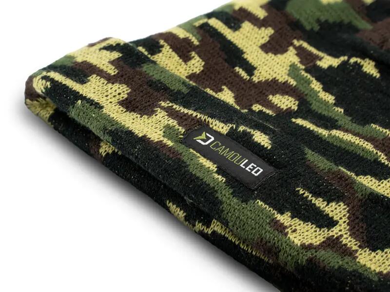 Caldo berretto invernale con luce - CamouLED 1 W - Unisex 6/7