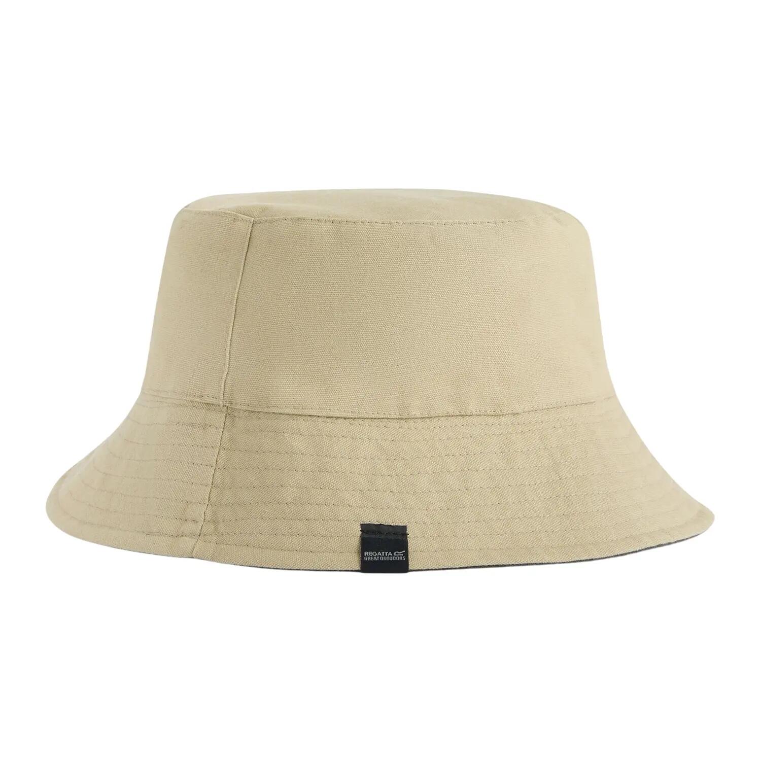 Cappello A Secchiello Reversibile Uomo Regatta Camdyn Cachi Scuro Pepe Bianco 3/4