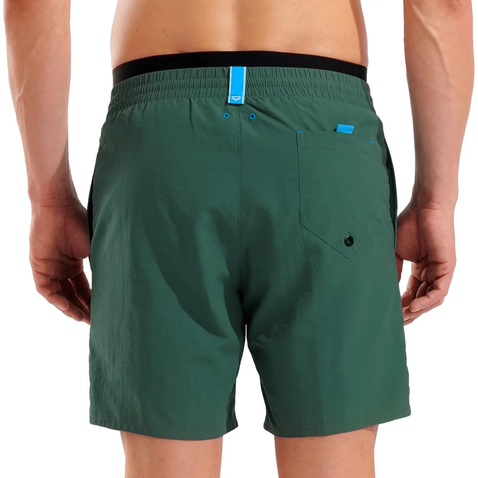 Badehose leicht schnelltrocknend Herren - Elastic Band Beach Boxer 5/6