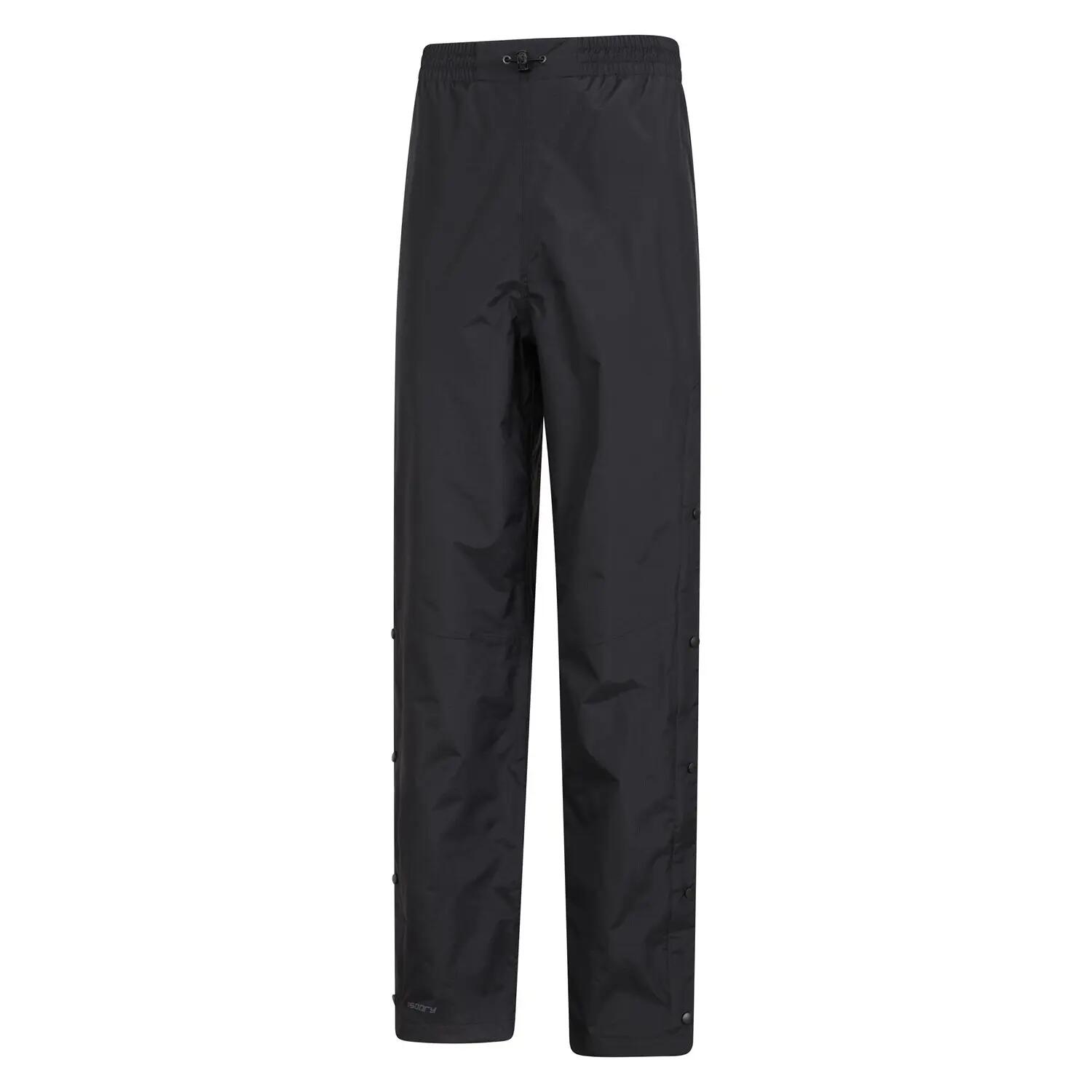 Pantaloni Impermeabili Uomo Mountain Warehouse Downpour Nero 3/4