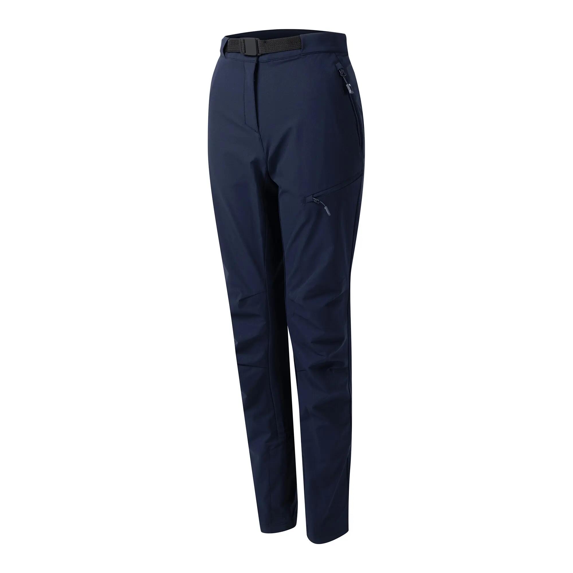 Pantalon De Randonnée Uni Avec Ceinture Amovible MELODIC PRO Femme (Bleu Marine) 3/4