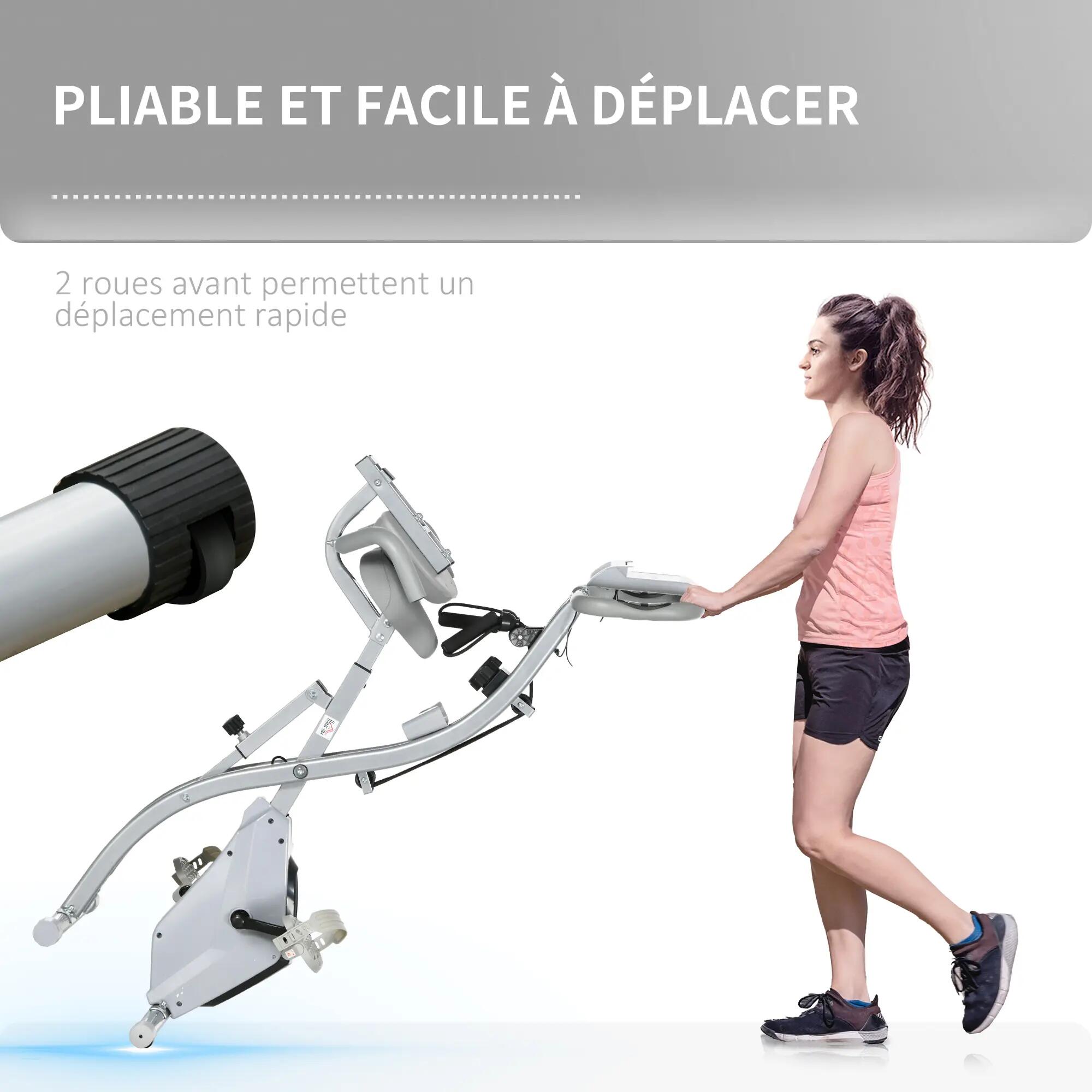 Vélo d'appartement cardio Fitness pliable 5/5