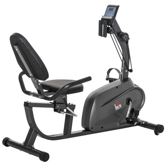 Vélo d'appartement semi-allongé magnétique