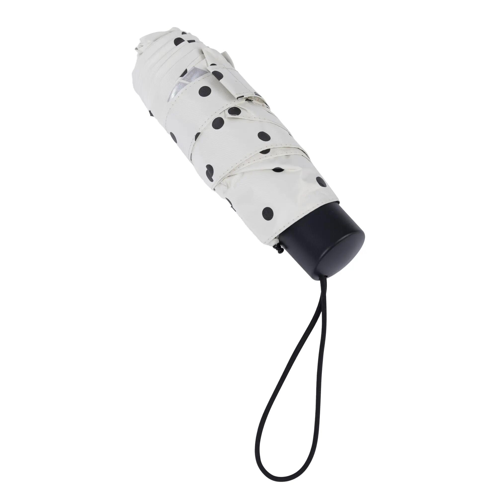 Parapluie Pliant Motif/style À Pois DREEP (Blanc) 4/5