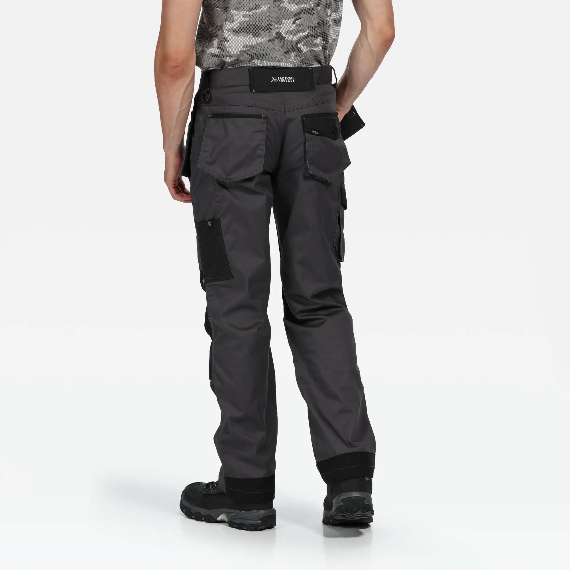 Mens Work Trousers (Iron/Black) 4/4