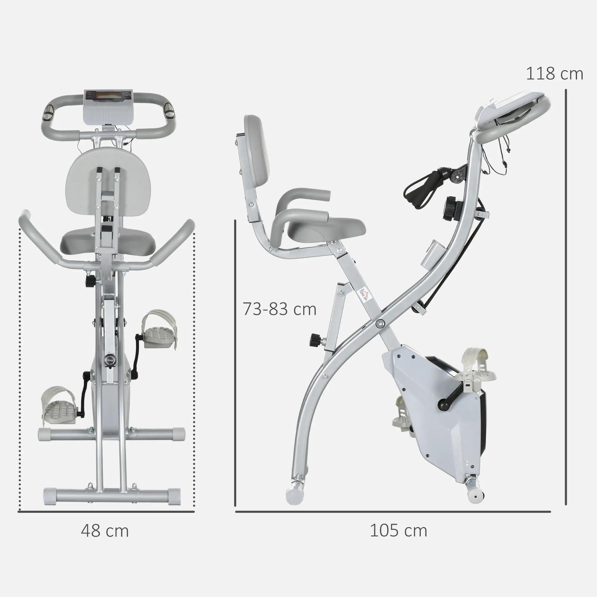 Vélo d'appartement cardio Fitness pliable 3/5