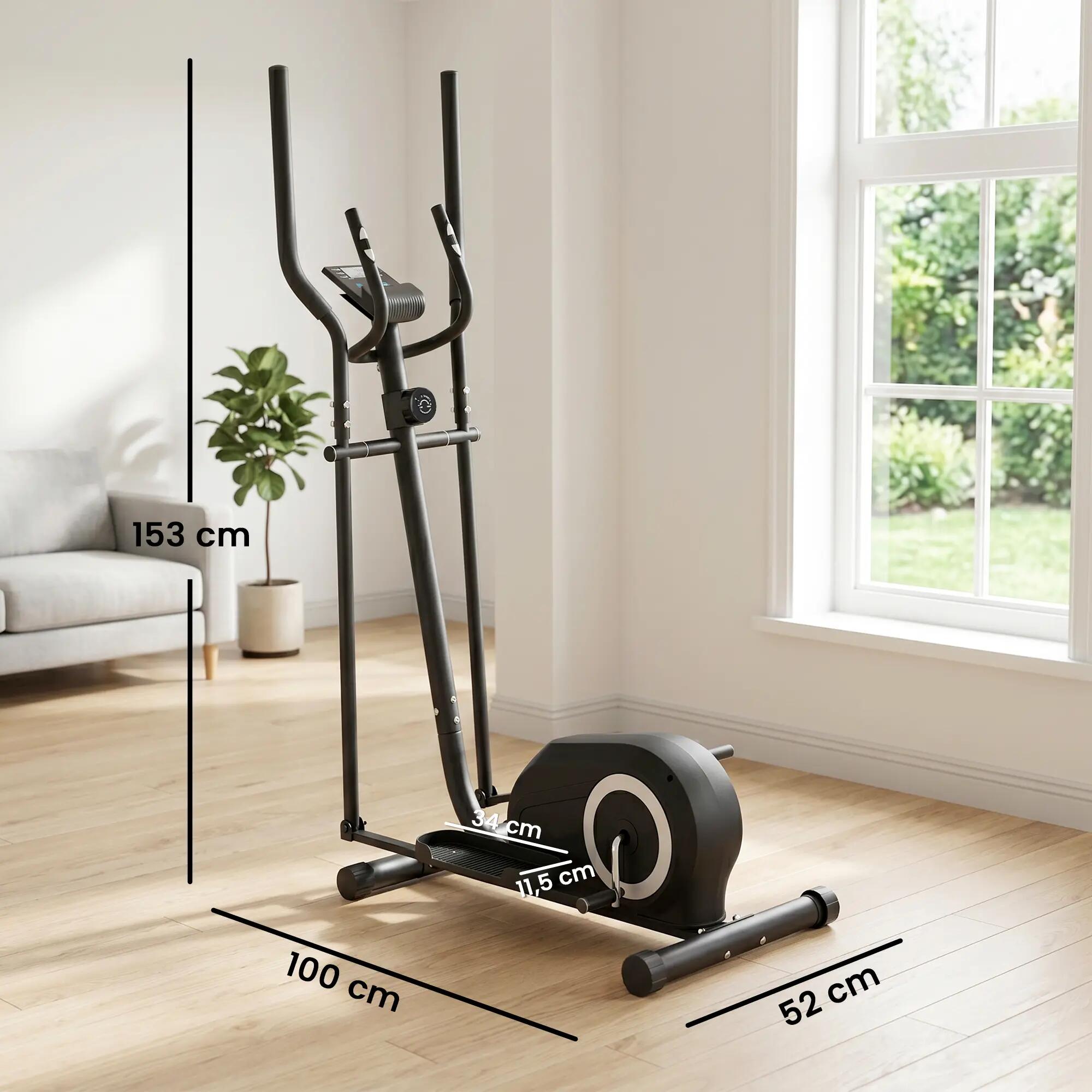Vélo elliptique bluetooth résistance 8 niv. volant inertie 4 Kg 3/5
