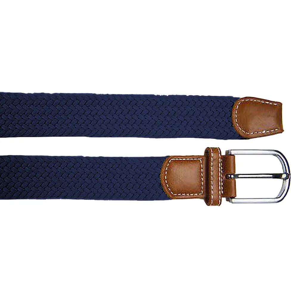 Ceinture Extensible Tressée Homme (Bleu Marine) 2/2