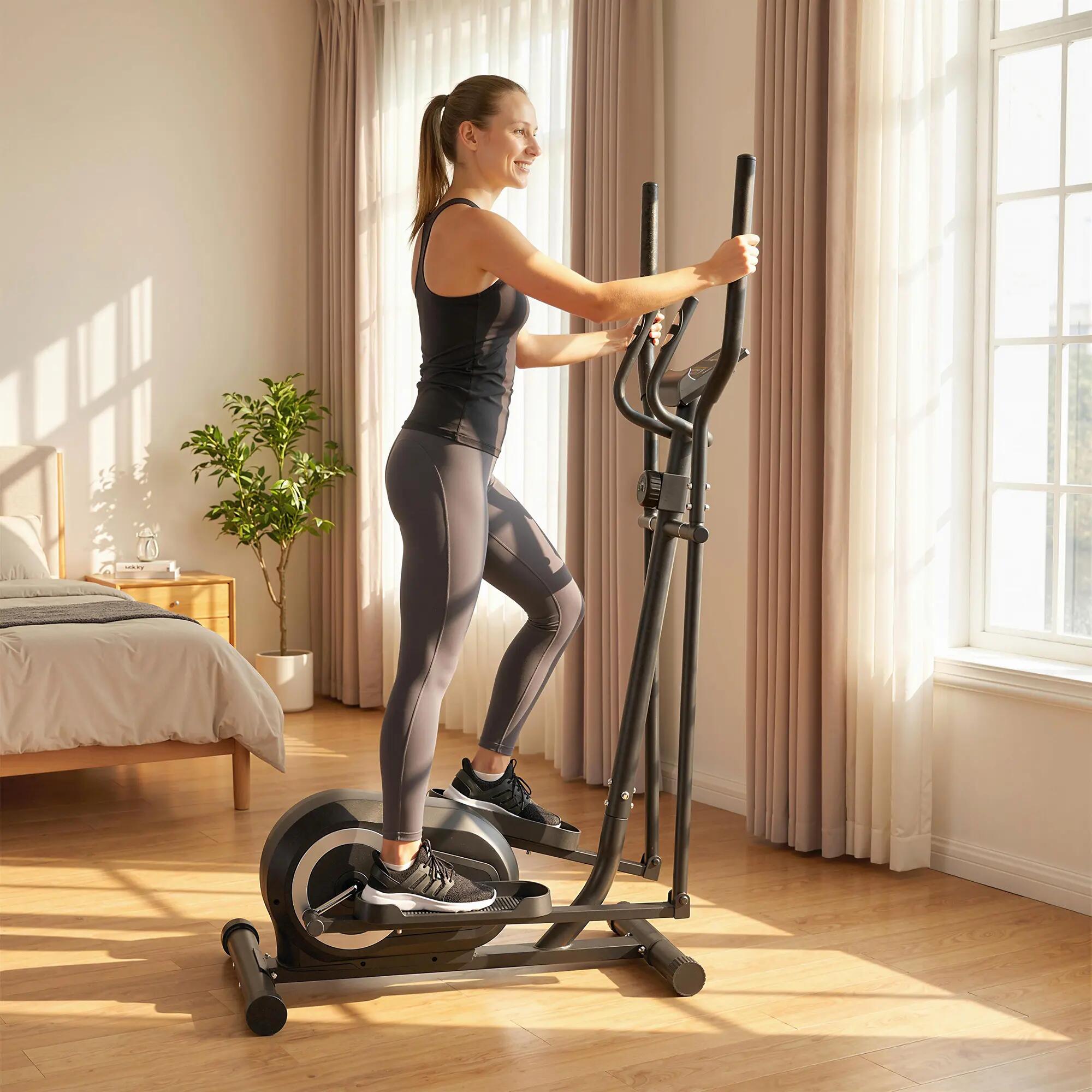Vélo elliptique bluetooth résistance 8 niv. volant inertie 4 Kg 2/5